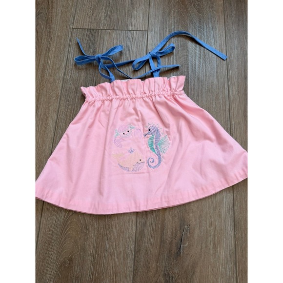 The Beaufort Bonnet Company Other - TBBC Lainey Top with Embroidered Sea Critters
